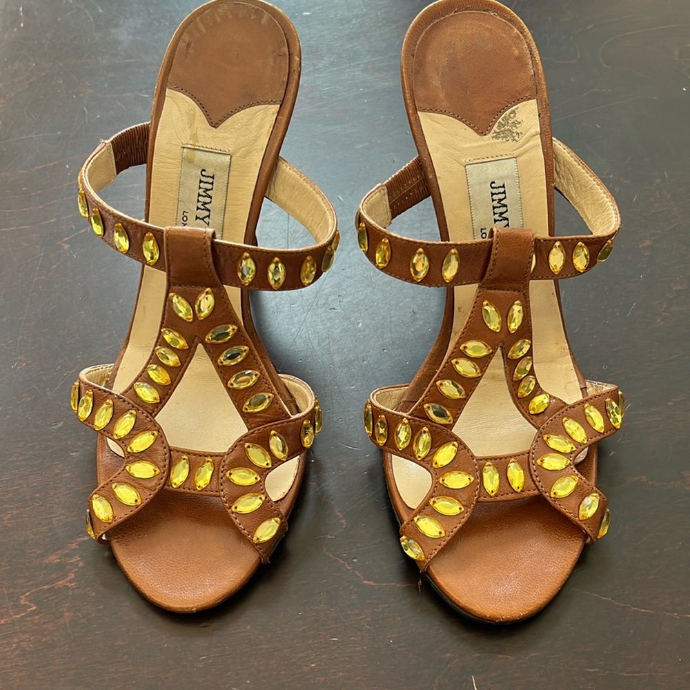 Jimmy Choo high heels slides